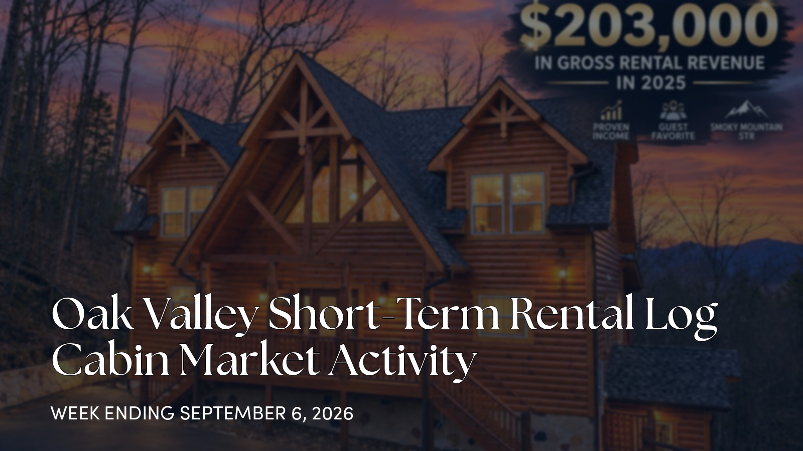 Oak Valley Weekly Market Update: One New Active Listing for the week ending September 6, 2026