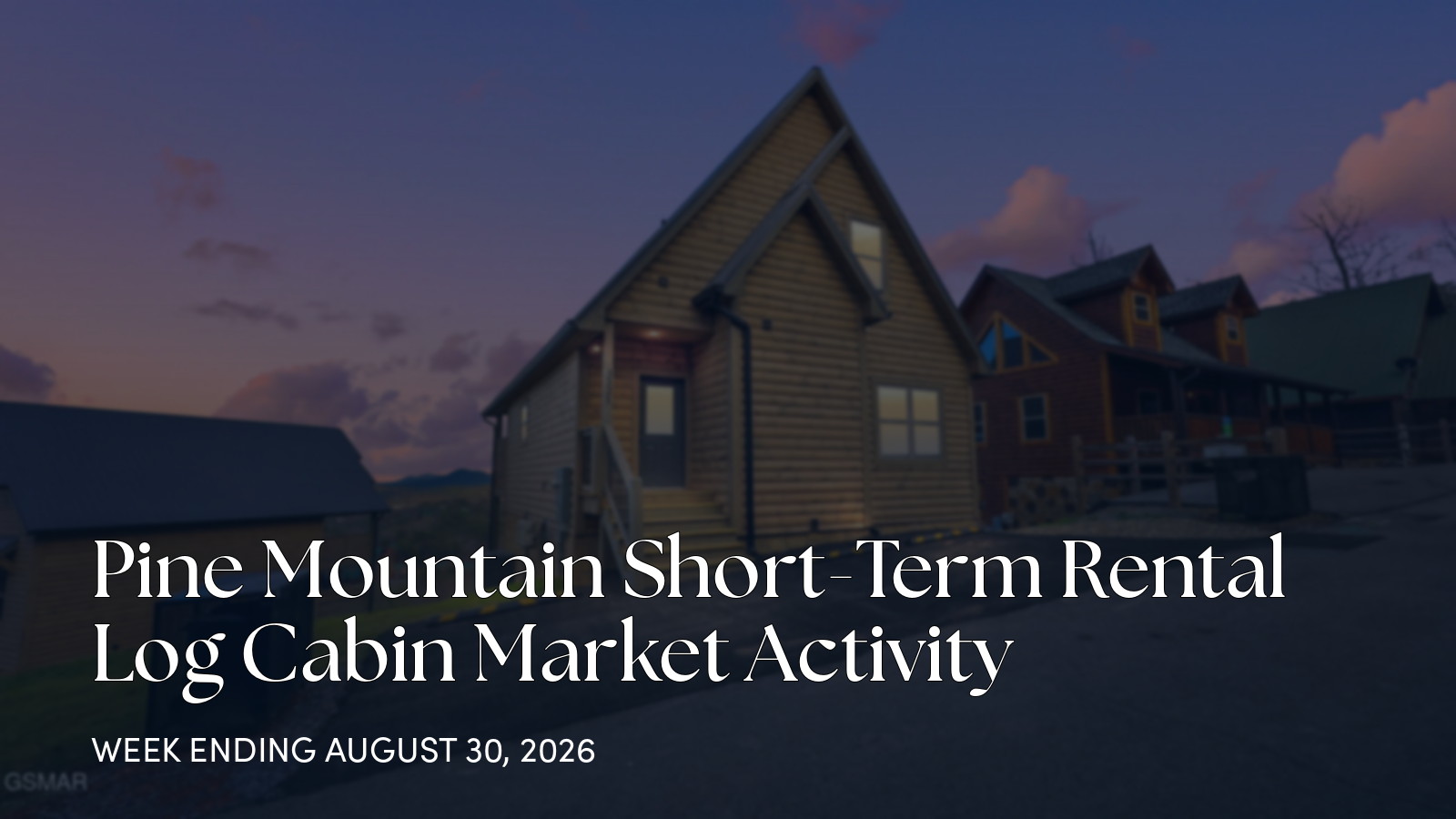 Pine Mountain Weekly Market Update: 1 Closed Sale for the week ending August 30, 2026