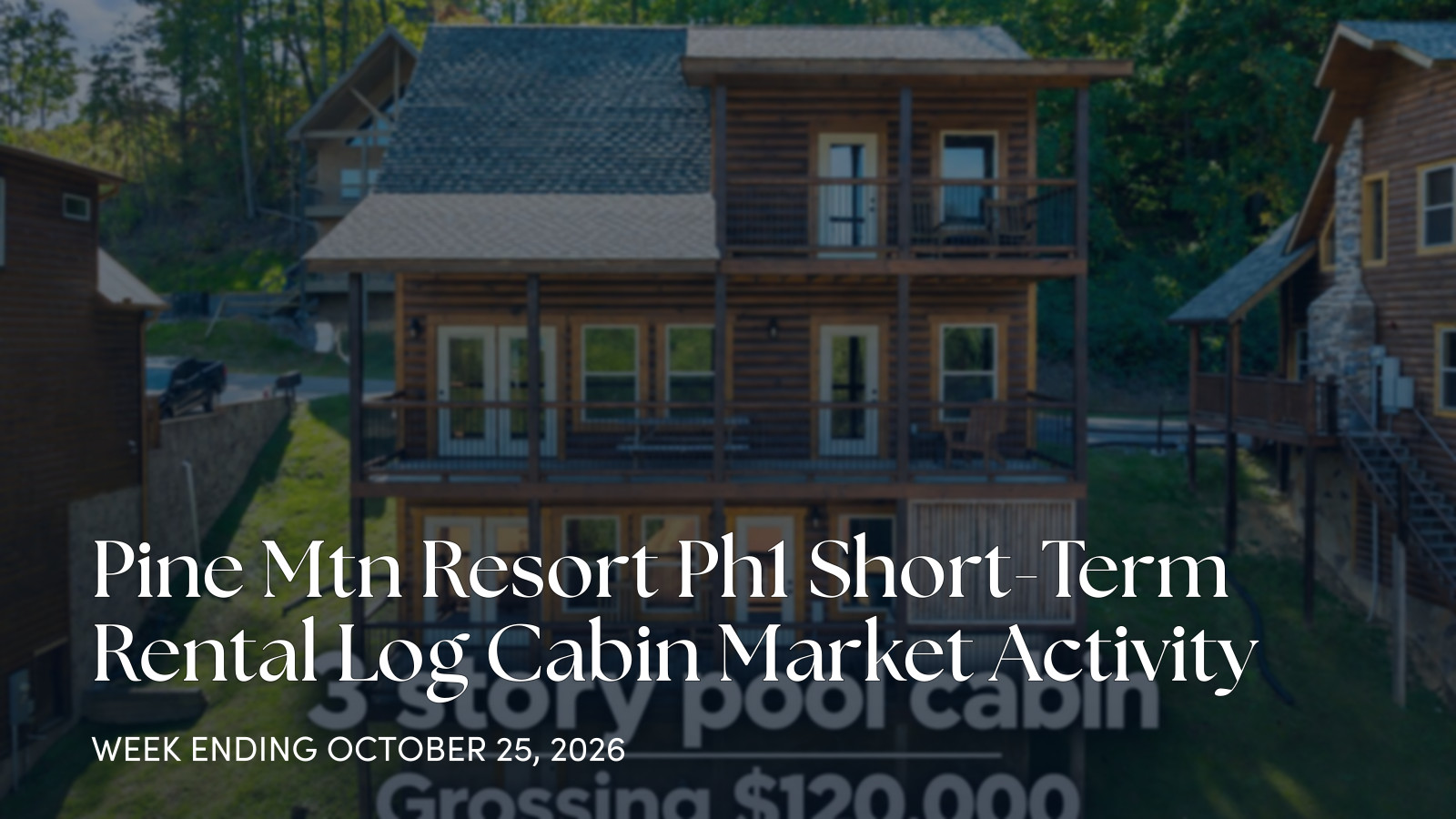 Pine Mtn Resort Ph1 Weekly Cabin Update for the week ending October 25, 2026