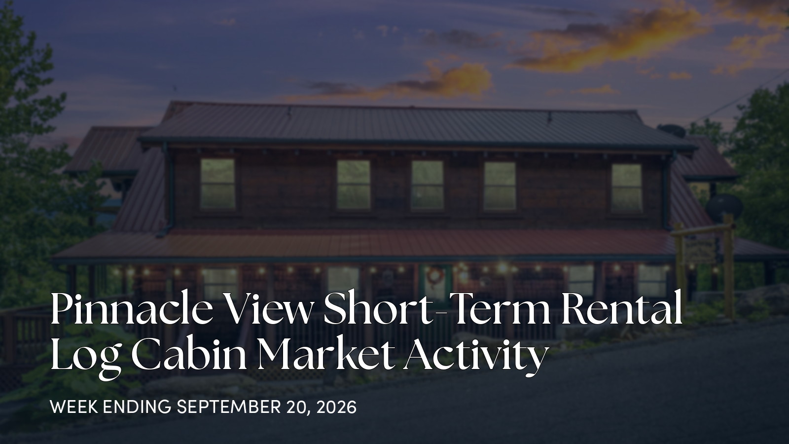 Pinnacle View Weekly Market Update: 1 New Listing, No Pending or Closed Sales for the week ending September 20, 2026
