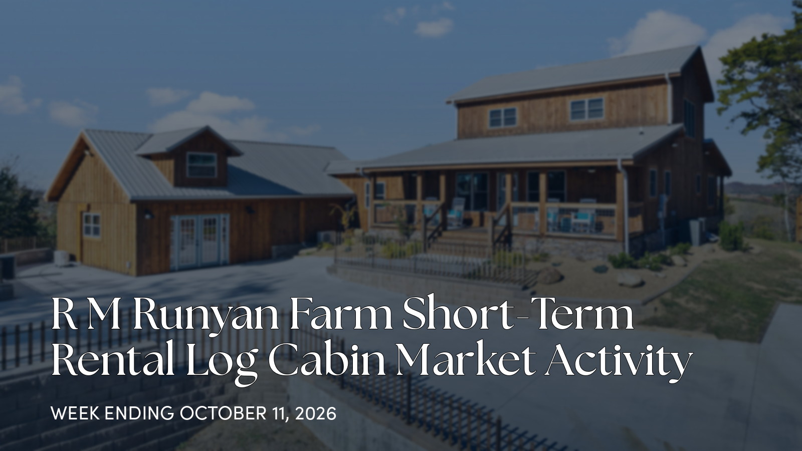 R M Runyan Farm Weekly Market Update: One Active Home Repriced for the week ending October 11, 2026