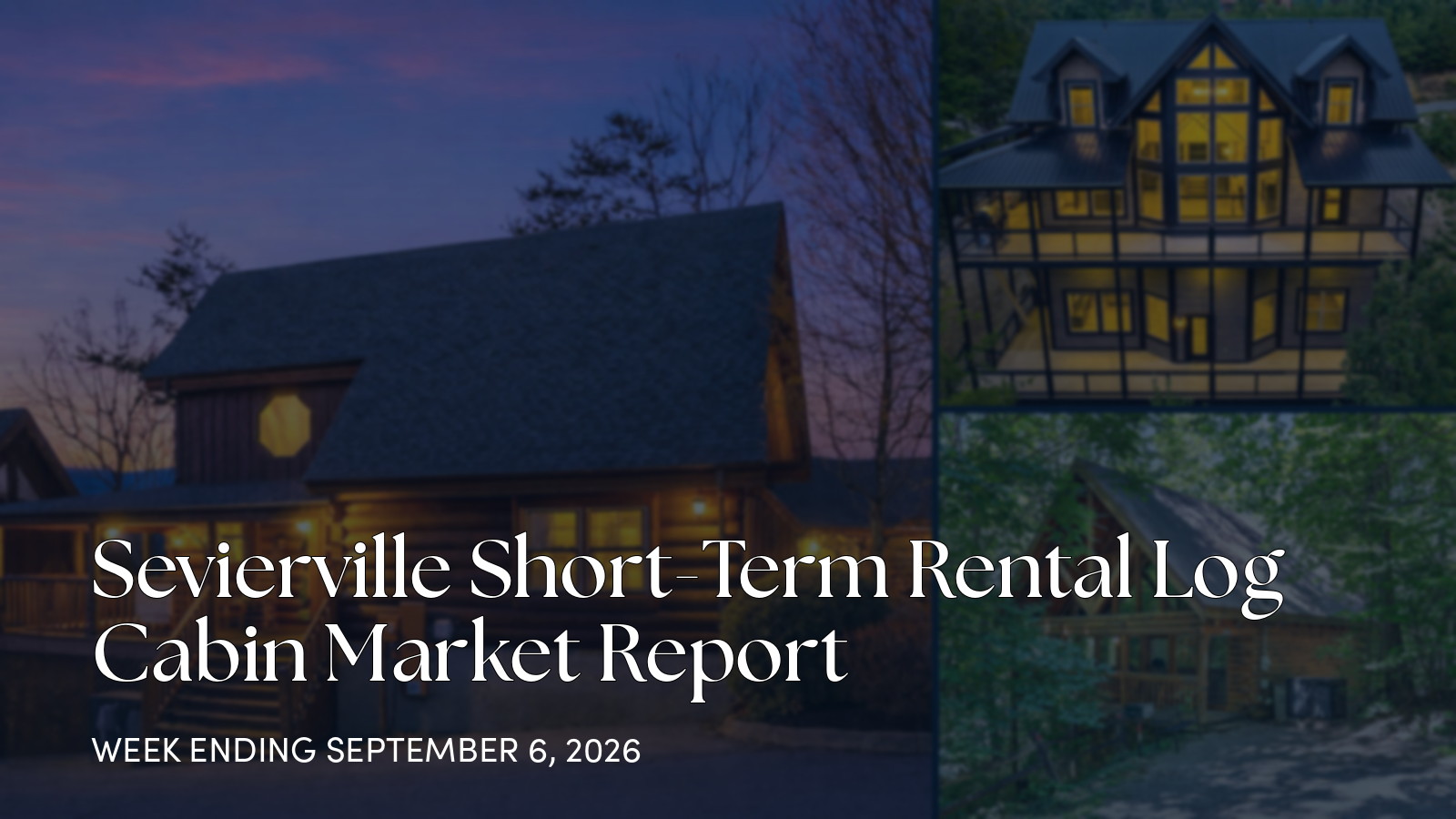 Sevierville Cabin Market Update: New Listings, Pended Sales, and Price Moves for the week ending September 6, 2026