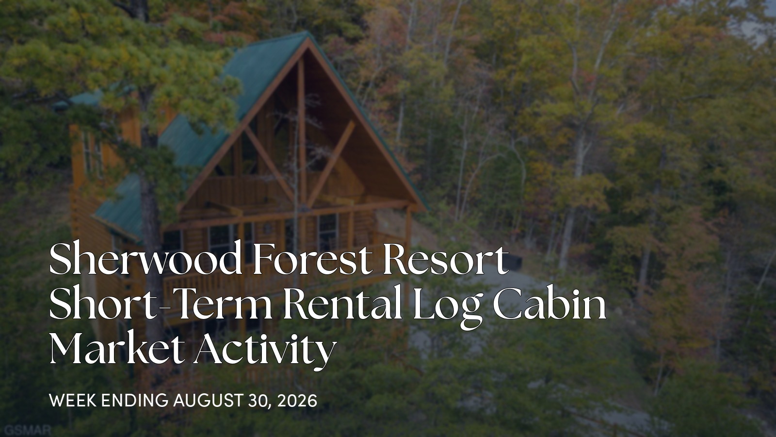Sherwood Forest Resort Weekly Market Update: One Price Reduction for the week ending August 30, 2026