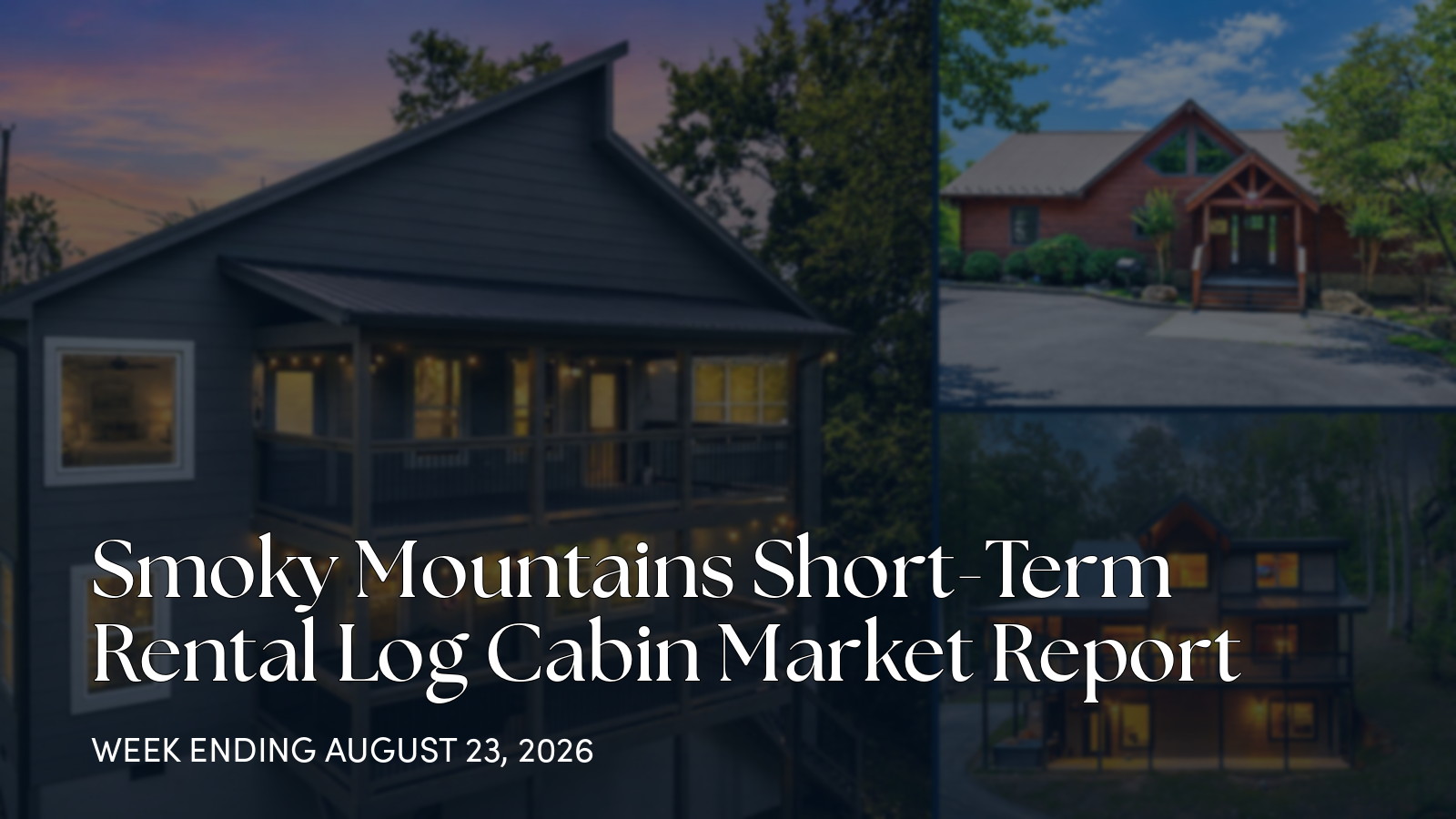 Smoky Mountains Cabin Market Update: New Listings, Pendings, and Closings for the week ending August 23, 2026