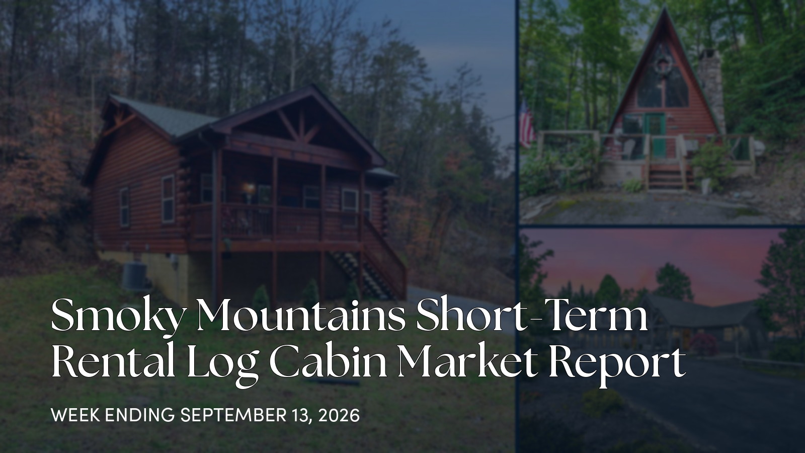 Smoky Mountains Weekly Log Cabin Market Update for the week ending September 13, 2026