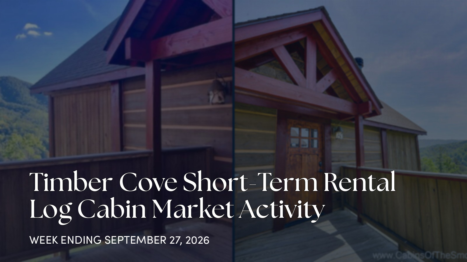 Timber Cove Weekly Market Update: Two Price Reductions for the week ending September 27, 2026