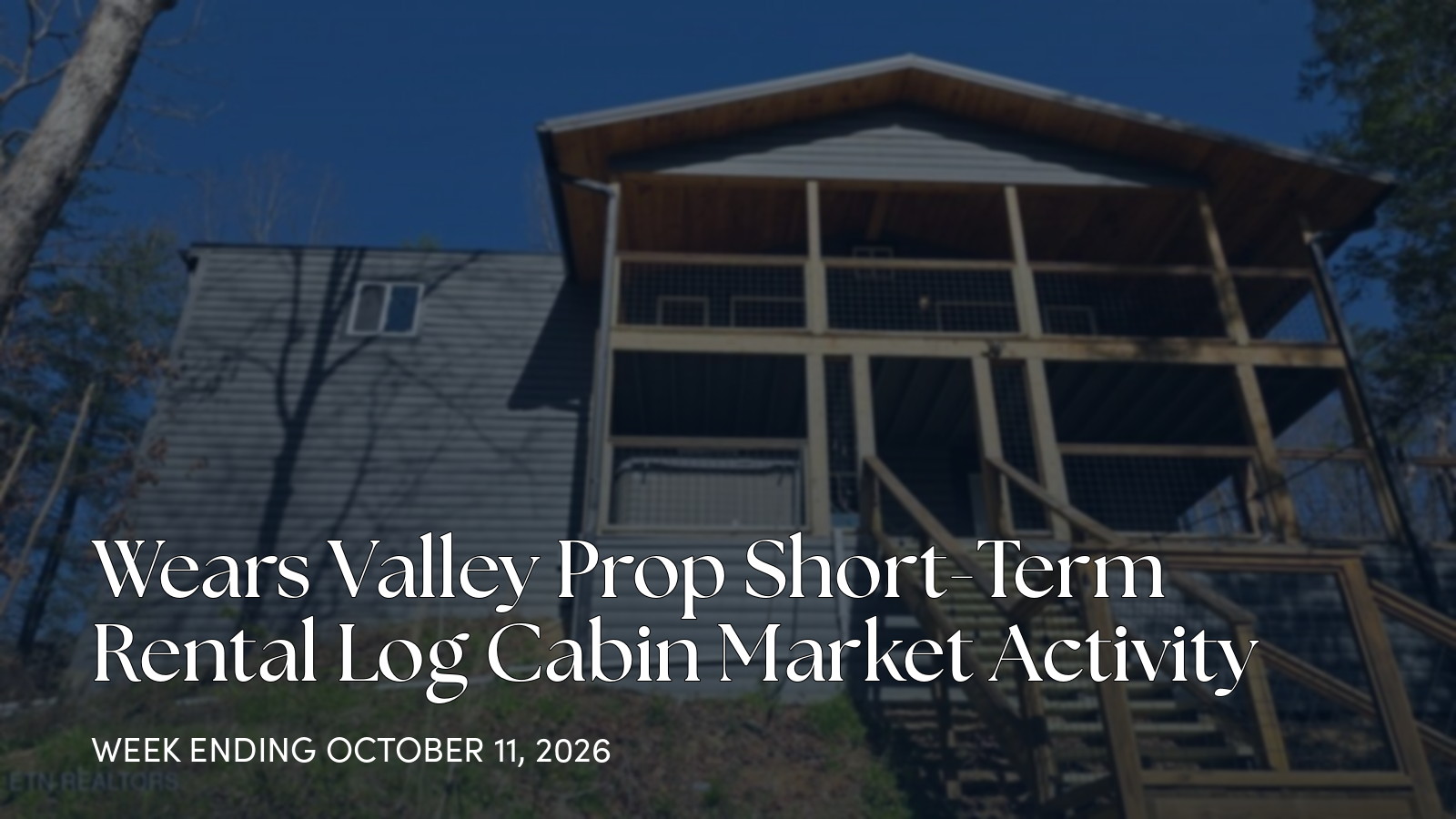 Wears Valley Prop Weekly Market Update: One Material Price Change for the week ending October 11, 2026