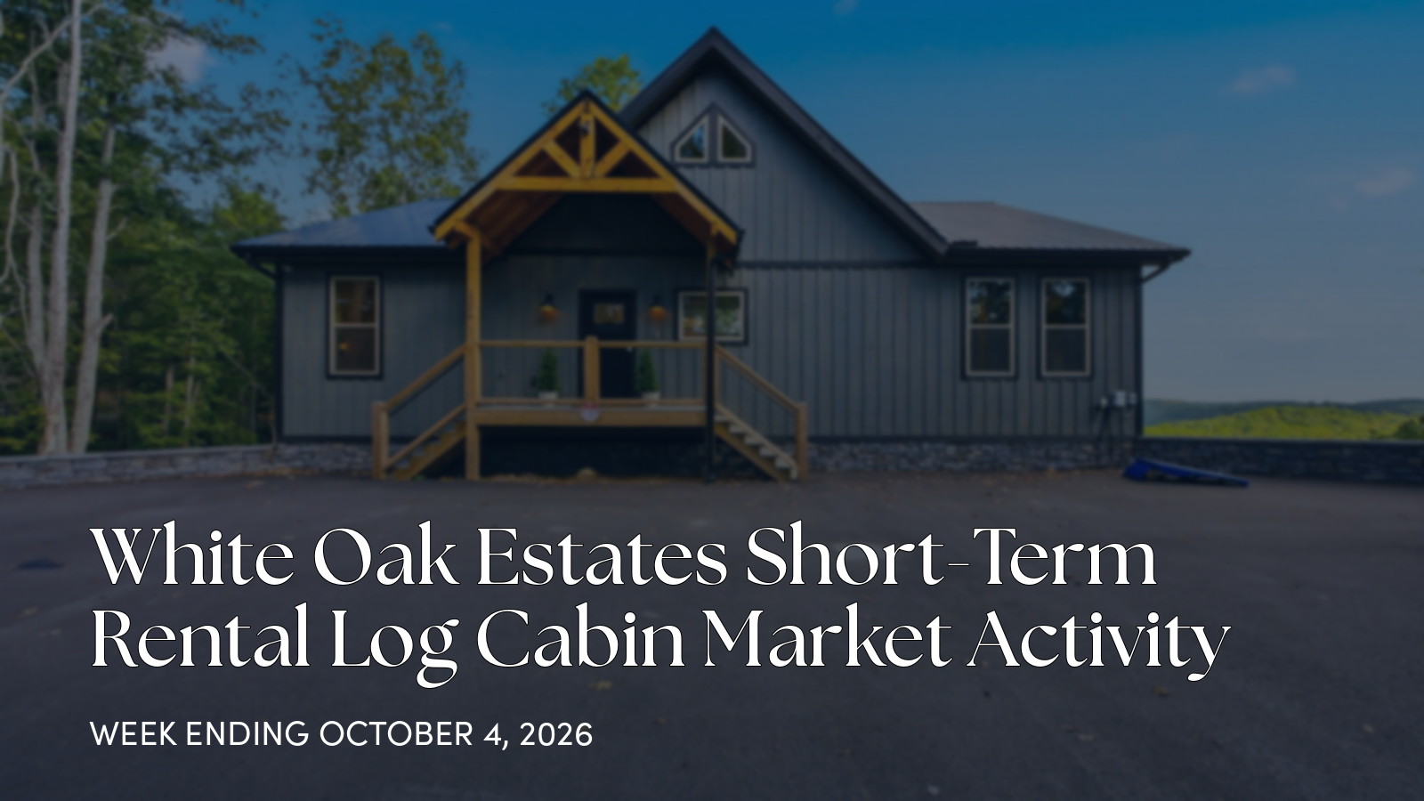White Oak Estates Weekly Market Update: 1 New Listing for the week ending October 4, 2026