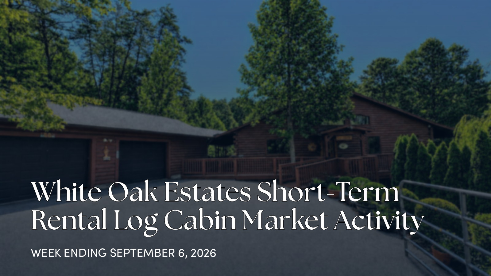 White Oak Estates Weekly Market Update: One Active Price Cut for the week ending September 6, 2026