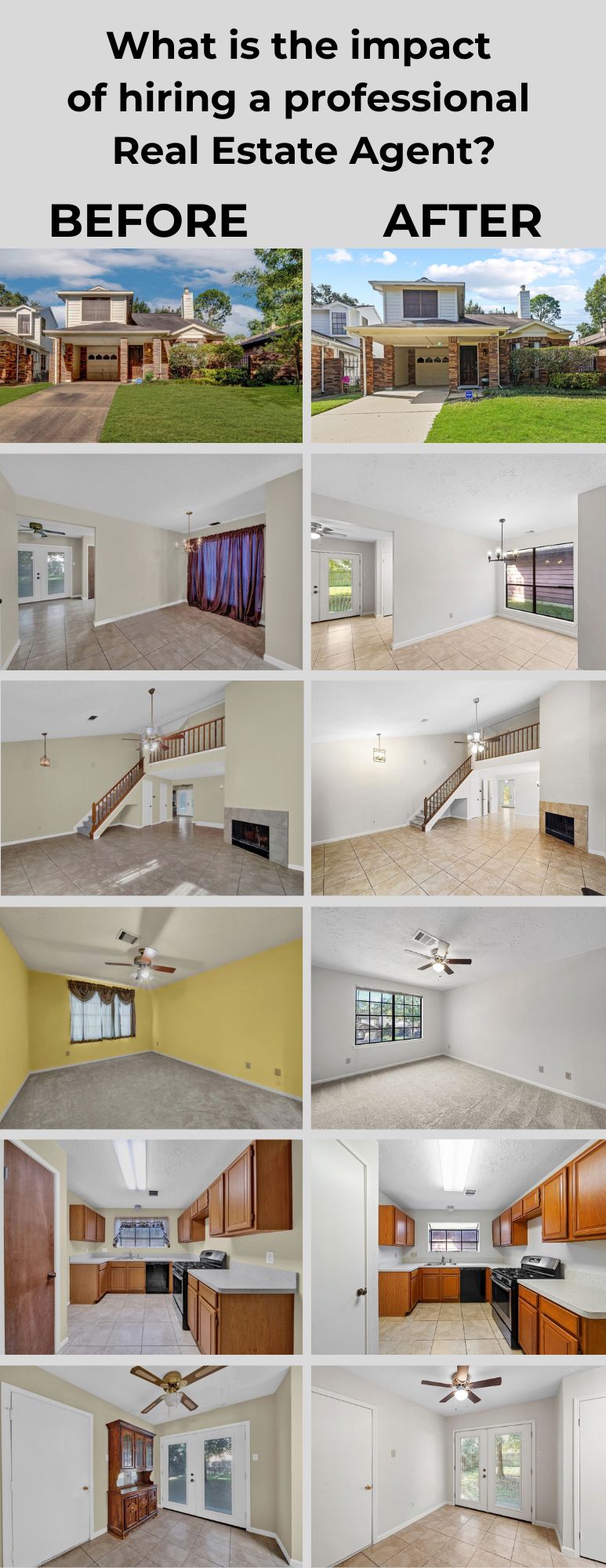 Before and After Listing Pics Apex Realty