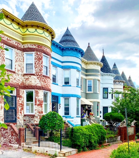 Dc Row Houses Turrets Lester A. Barr