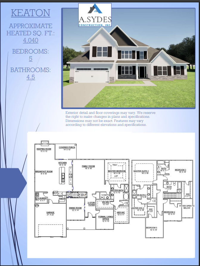 Keaton Floorplan