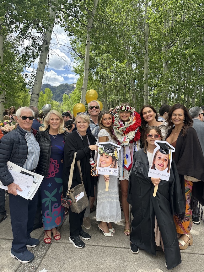 Family Photo After Aspen High School Graduation