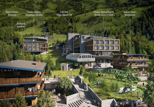 Chalet Alpina in the Summer