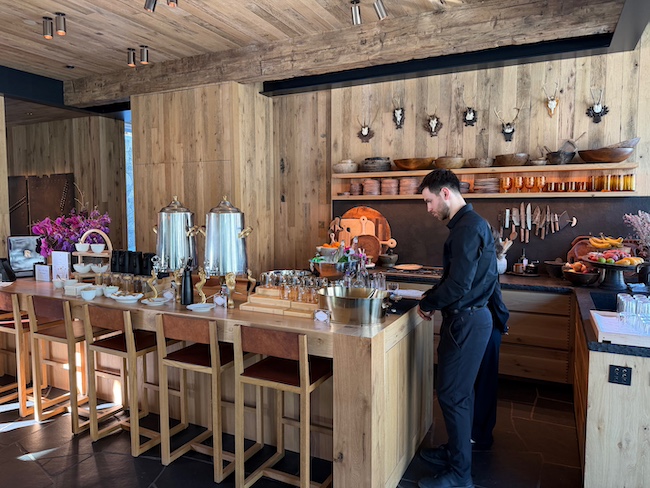 Luxury Kitchen with Coffee Being Served
