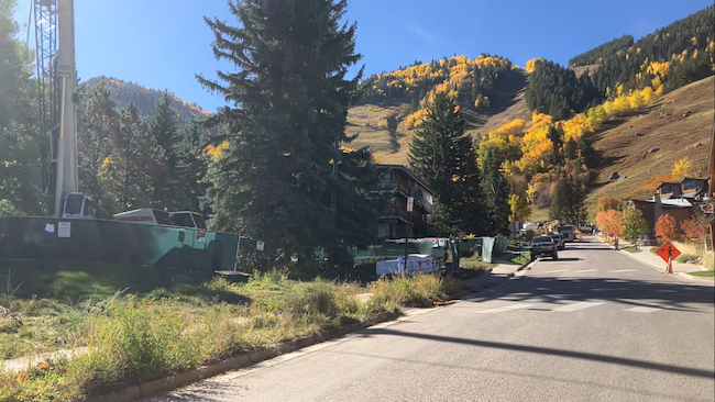 Future Site of Chalet Alpina in Aspen