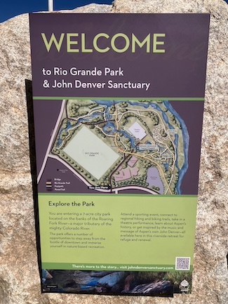 John Denver Sanctuary Map at Rio Grande Park