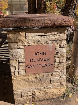 John Denver Sanctuary Sign