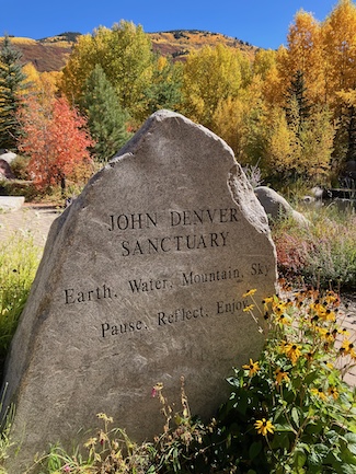 John Denver Sanctuary Stone Engraving