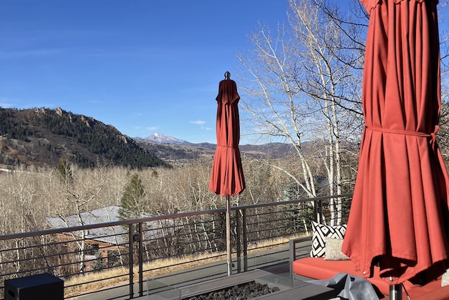 Mount Sopris View from Mountain Valley Home in Aspen