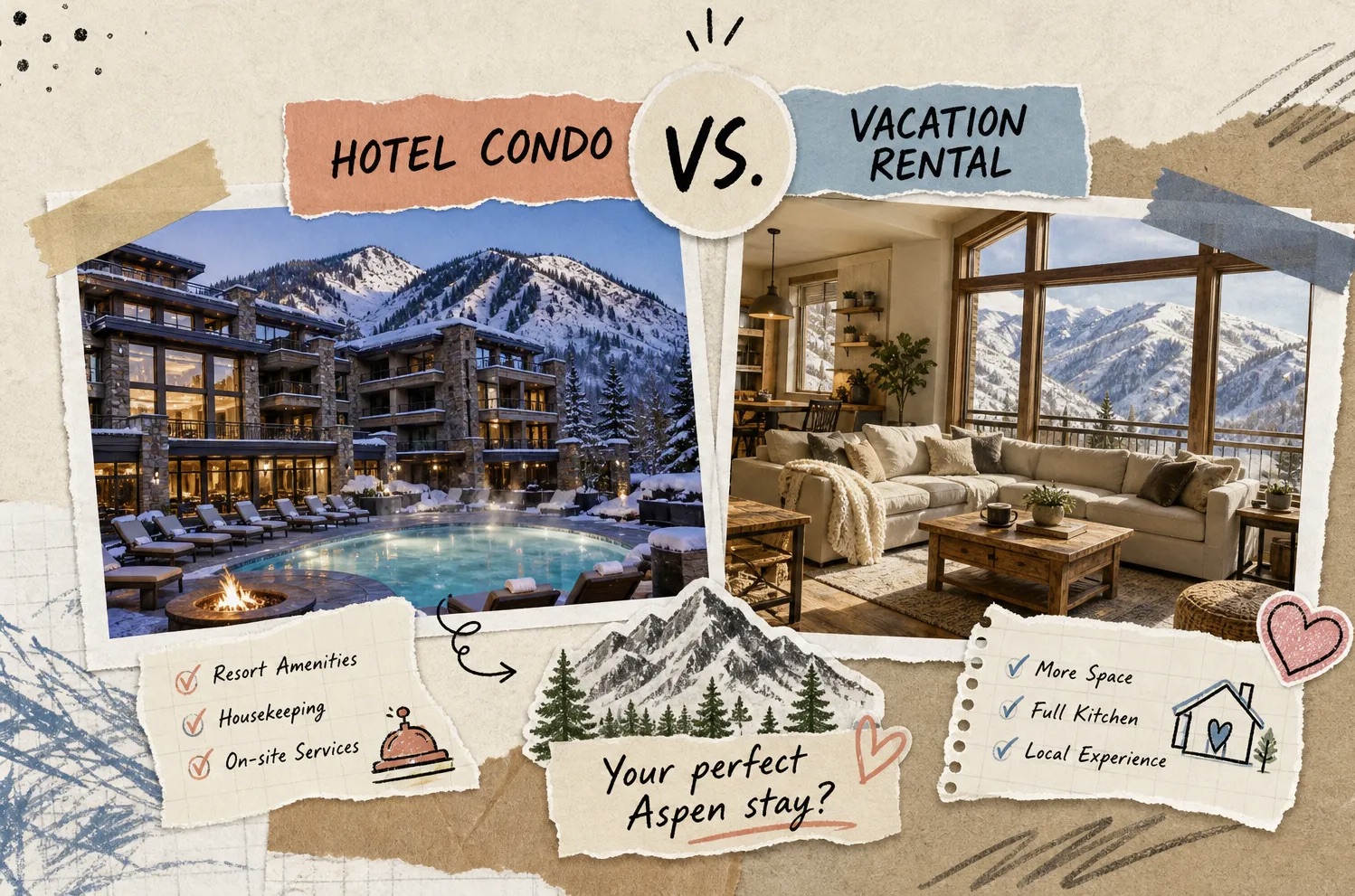 Owning a Hotel Condo vs a Vacation Rental in Aspen