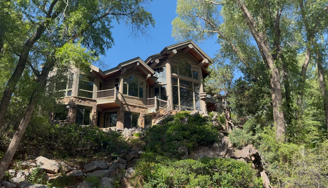 Riverfront Home Along the Roaring Fork River in Snowmass