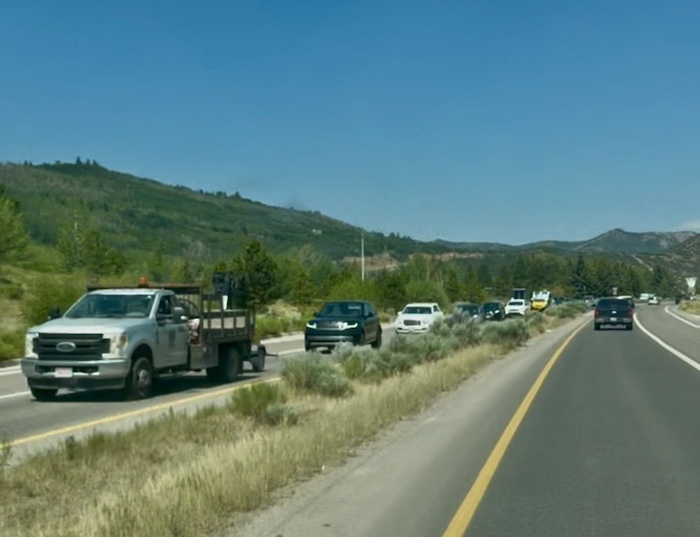 Traffic into Aspen During the Summer