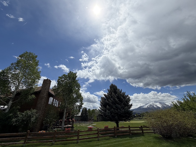 View of Mount Sopris from River Valley Ranch