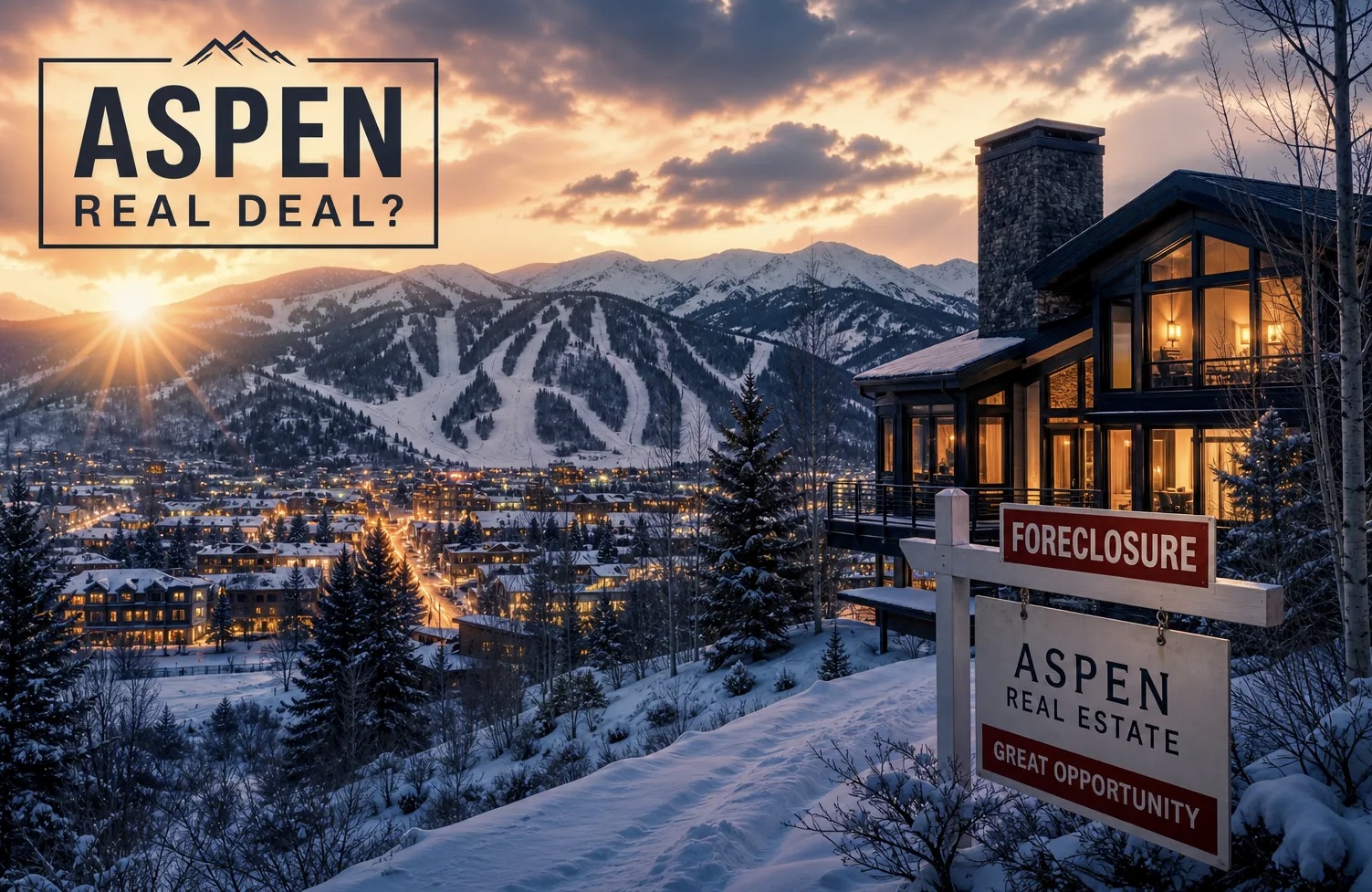 Aspen Foreclosure Properties Can Be a Deal