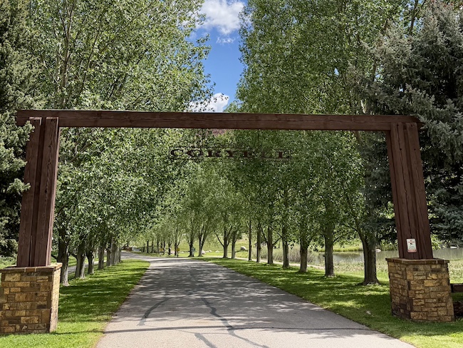 Coryell Ranch Entry Sign