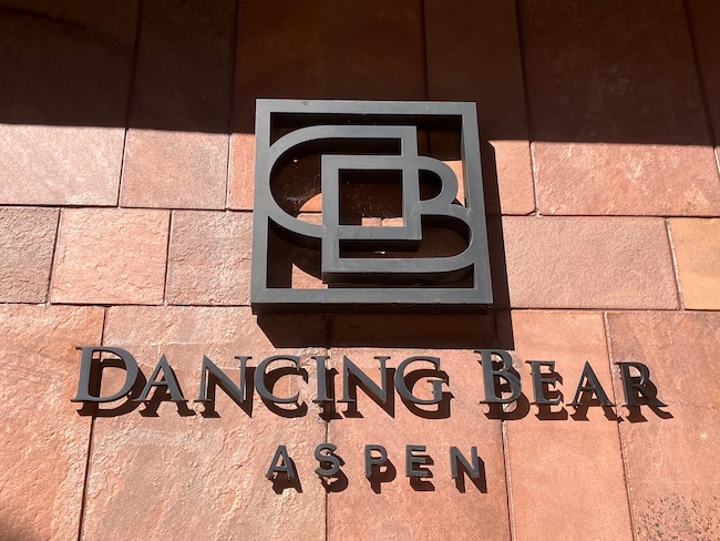 Dancing Bear Sign in Aspen