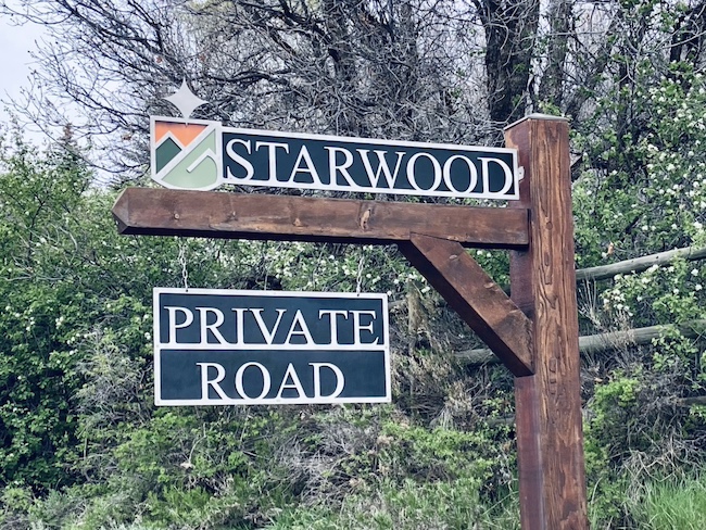 Starwood Sign in Aspen