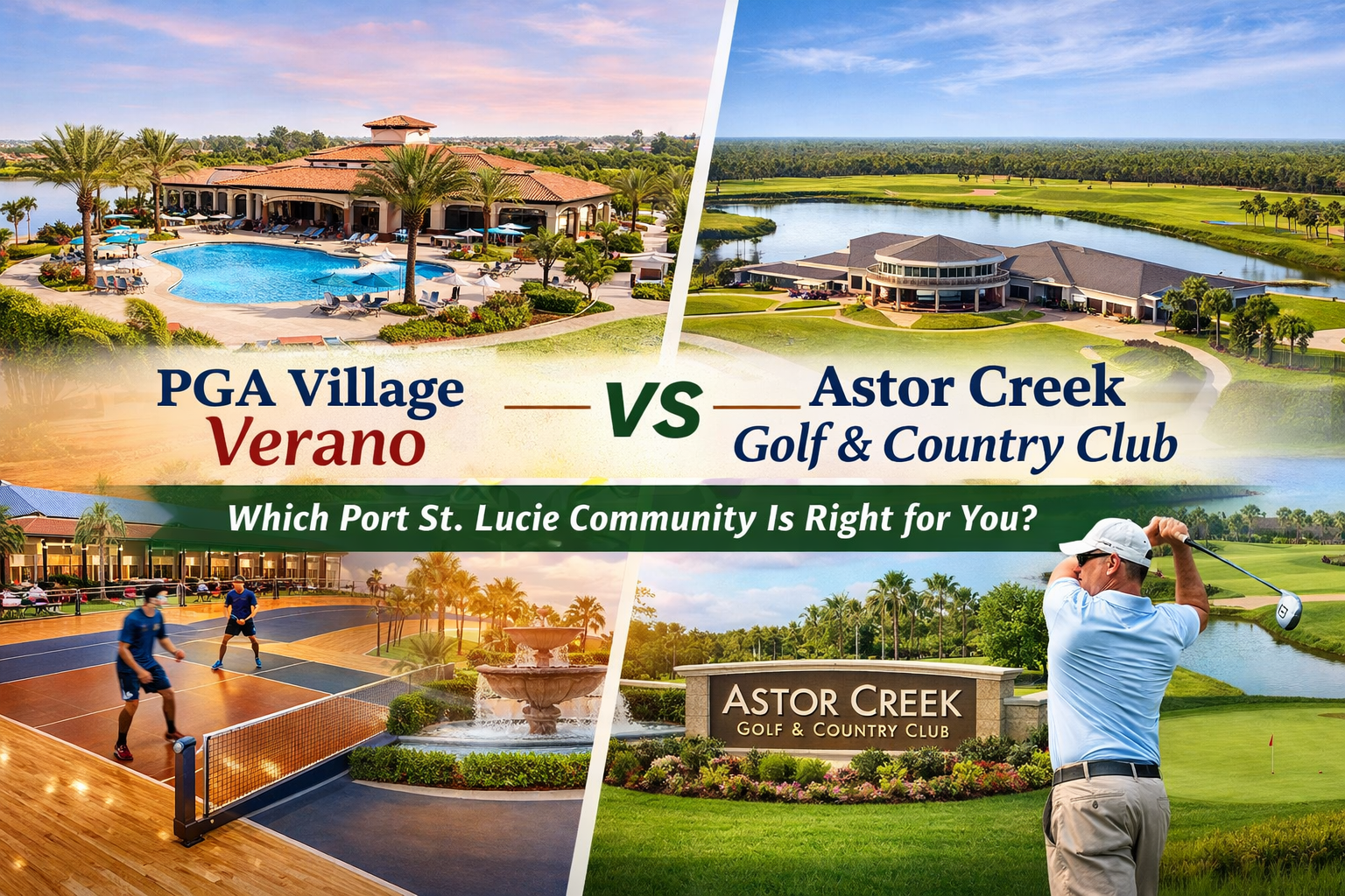 PGA Village Verano vs Astor Creek Gold & Country Club