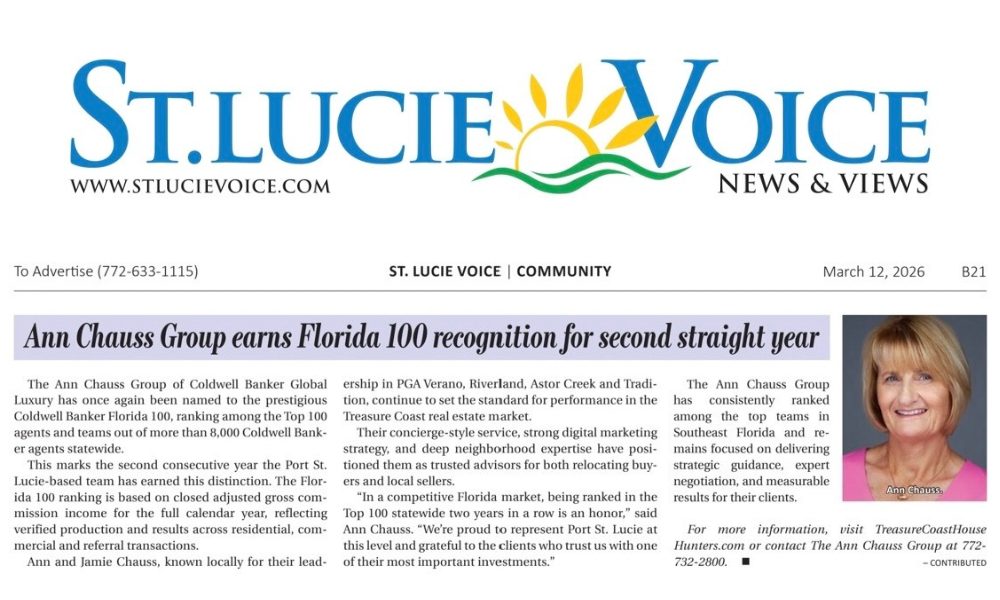 Ann Chauss Group Florida 100