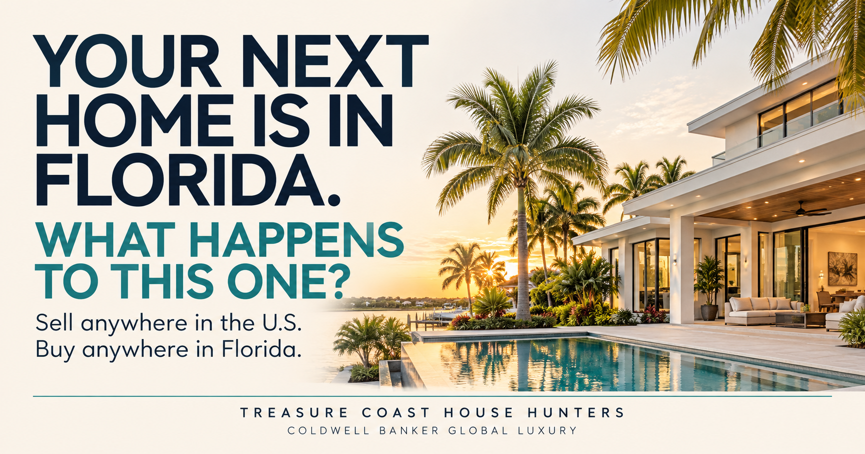 Your next home is in Florida. What happens to this one? A guide to coordinating your home sale and Florida purchase.
