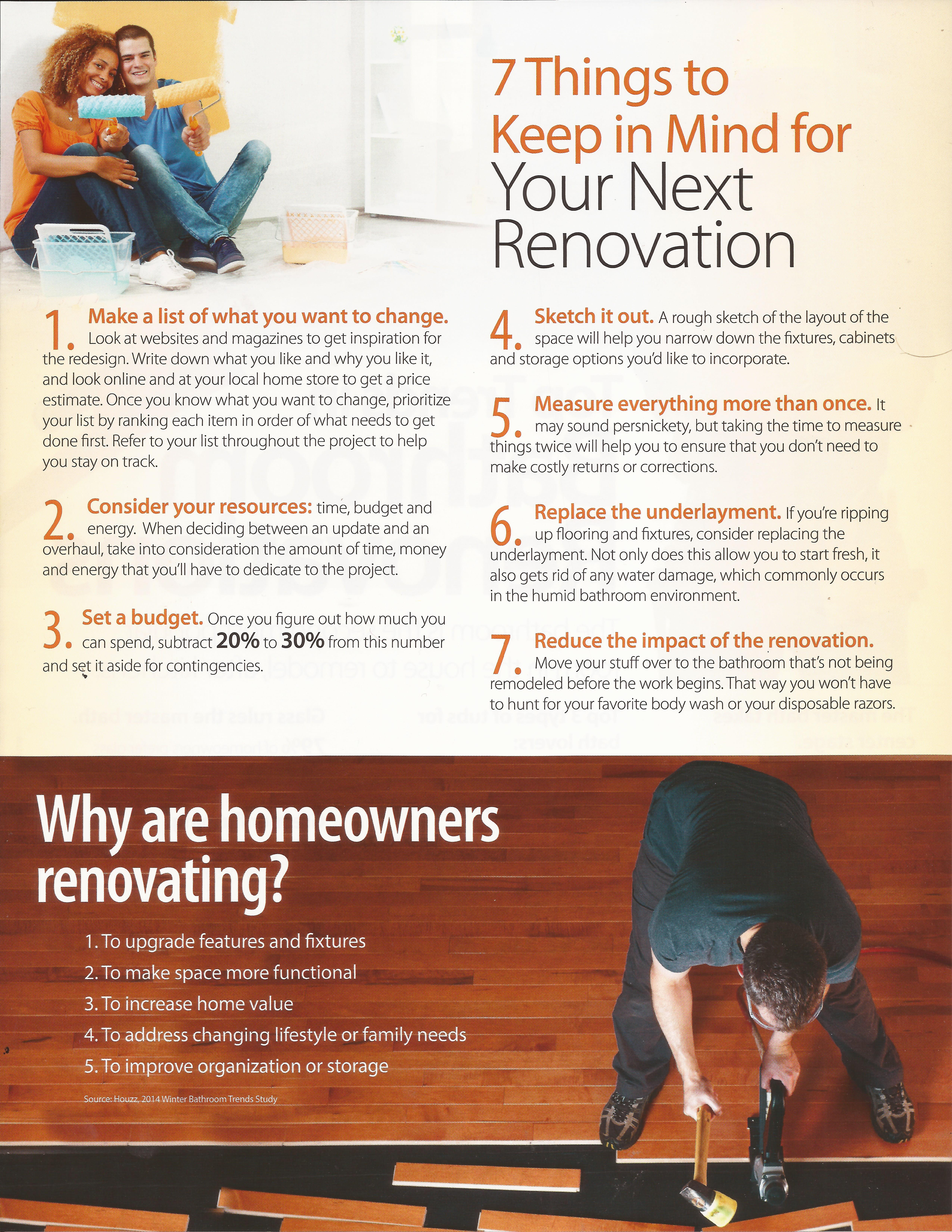 bathroom renovation information for home sellers | Lori Wakefield, REALTOR | Keller Williams Austin TX