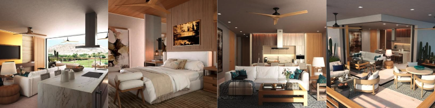 Wen Living pre development in Club Campestre rooms