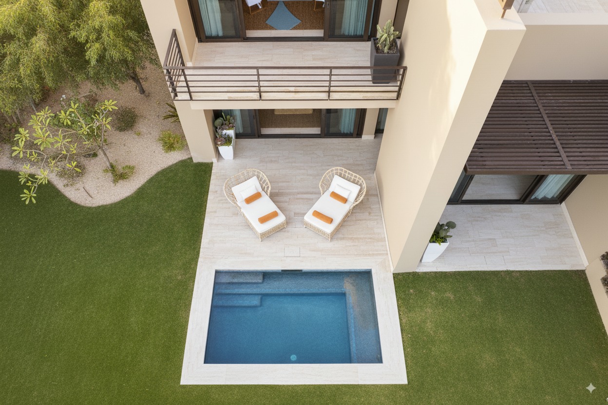 pool at a residence in the montage los cabos