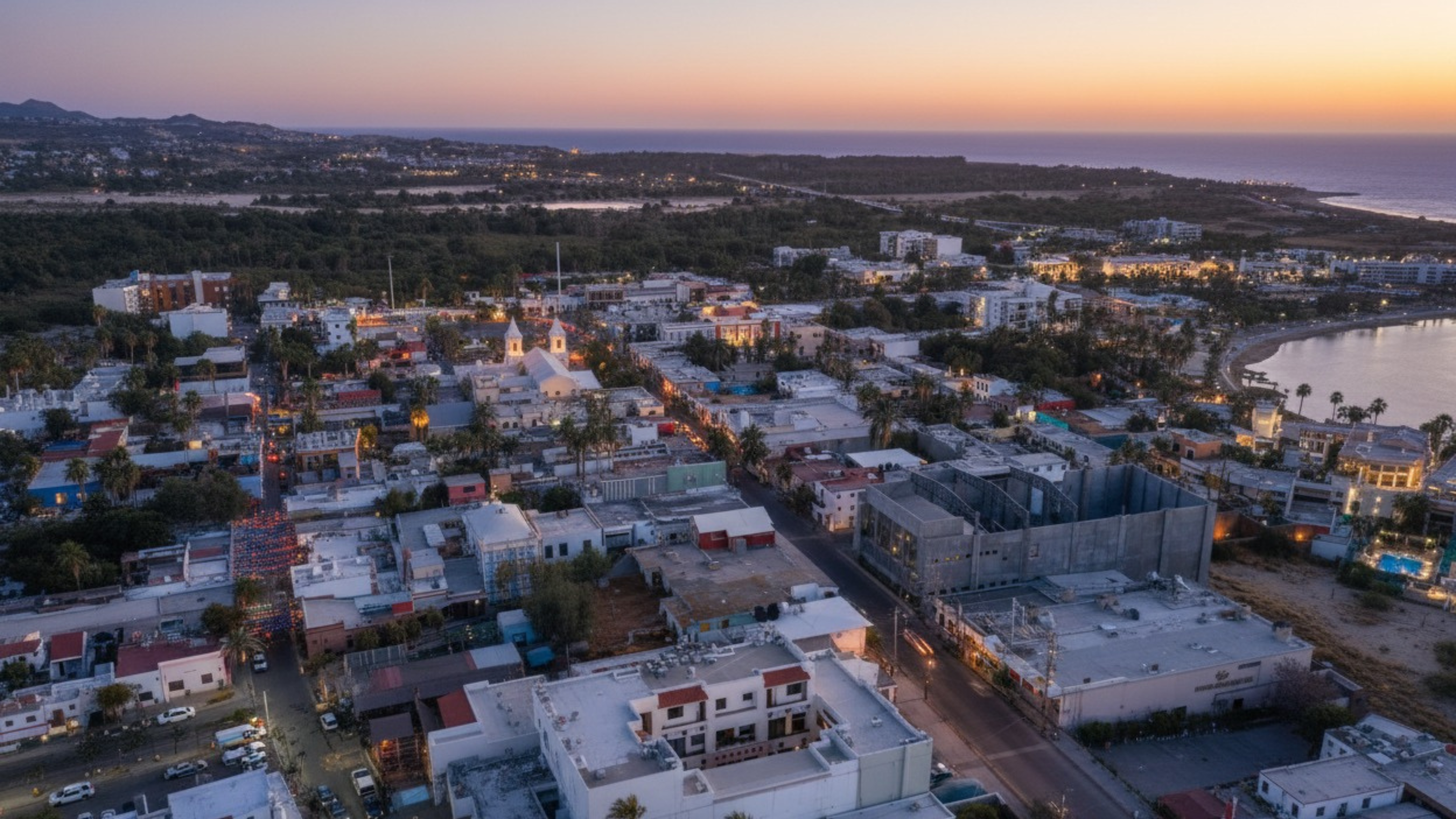 san jose del cabo from a drone