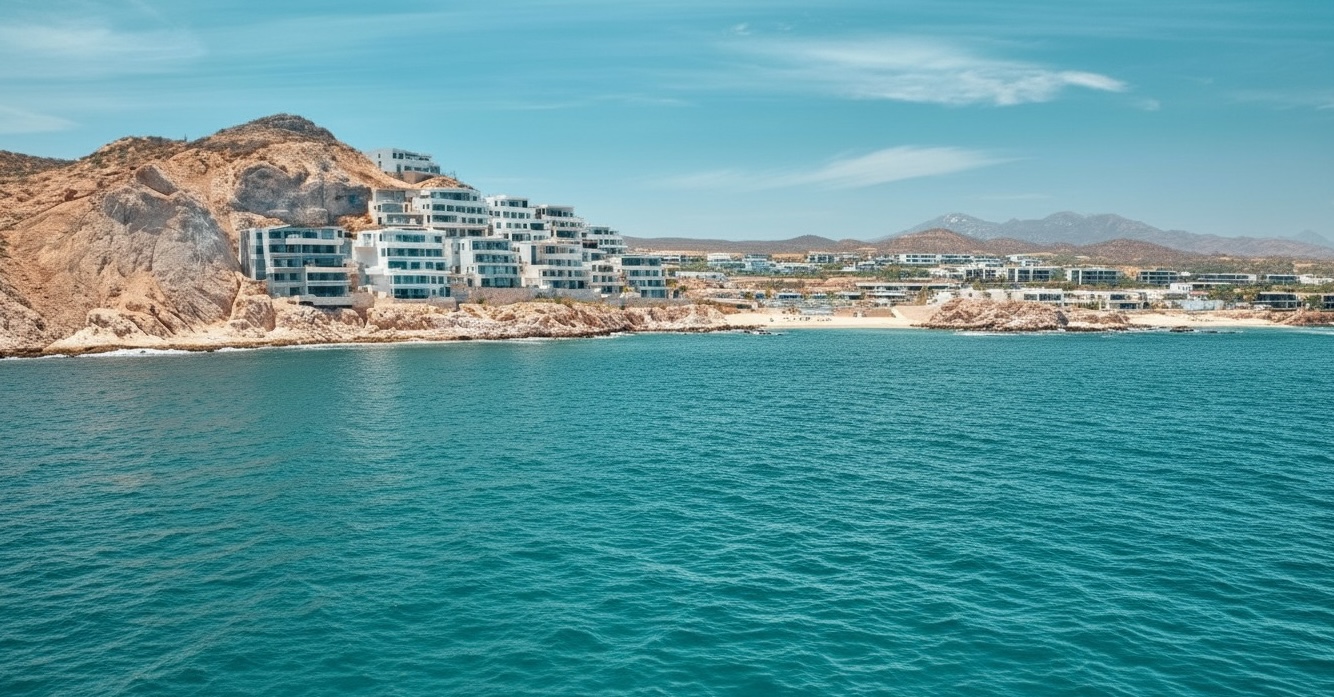 chileno bay cabo from the ocean