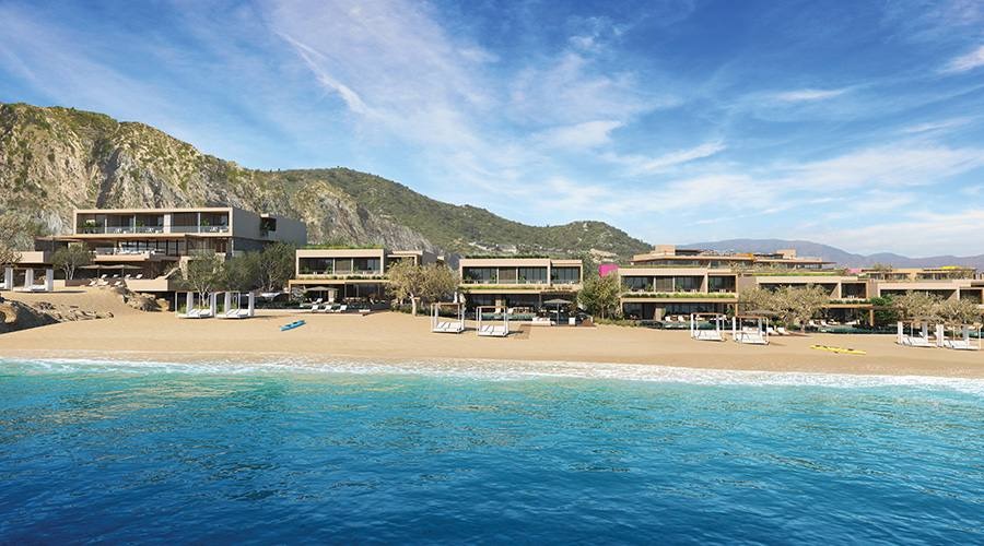 st regis los cabos from the water