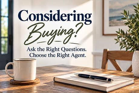 Considering Buying? Ask the Right Questions. Choose the Right Agent.