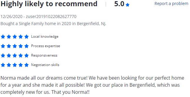 Norma Bonilla Reviews - Bergen County Sales 13