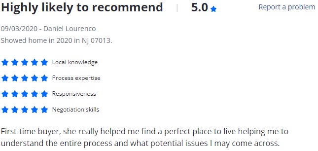 Norma Bonilla Reviews - Bergen County Sales 20