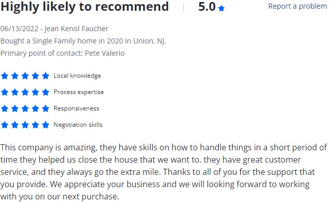 Norma Bonilla Reviews - Bergen County Sales 3