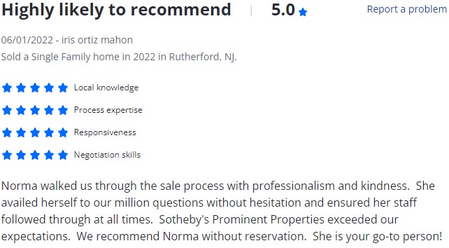 Norma Bonilla Reviews - Bergen County Sales 4