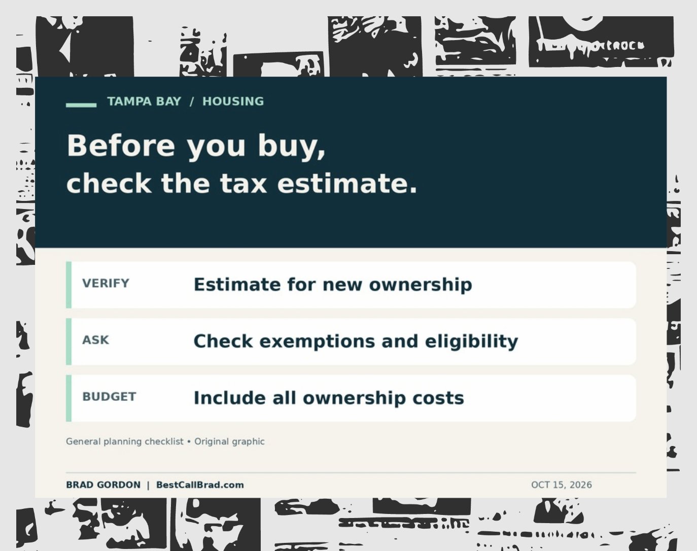 Buying in Tampa Bay? Check the Property Tax Estimate Before You Set Your Budget