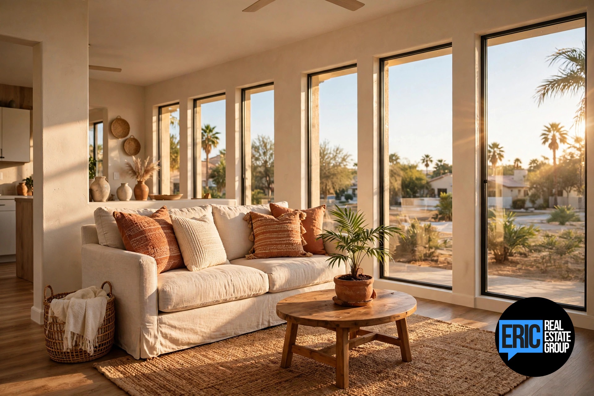 Home staging on a budget - living room