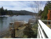 View of Big Bear Lake from lakefront home - 150 Lagunita