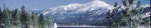 Big Bear Lake Snow Scene